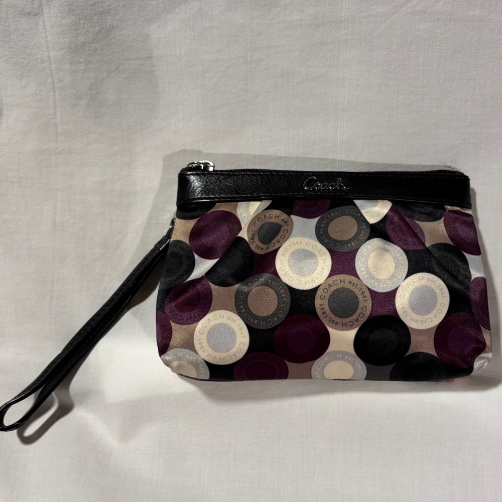 Coach Vintage Women's Multicolor Silk Wristlet